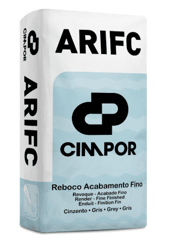 CIMPOR ARGAMASSA DE REBOCO INTERIOR PROJETÁVEL - ACABAMENTO FINO CINZENTA - ARIFC 25KG - PALETE