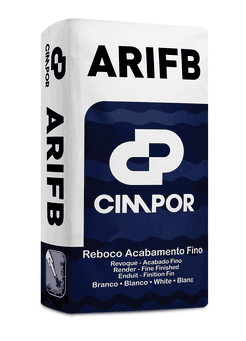 CIMPOR ARGAMASSA DE REBOCO INTERIOR PROJETÁVEL - ACABAMENTO FINO CINZENTA - ARIFB 25KG