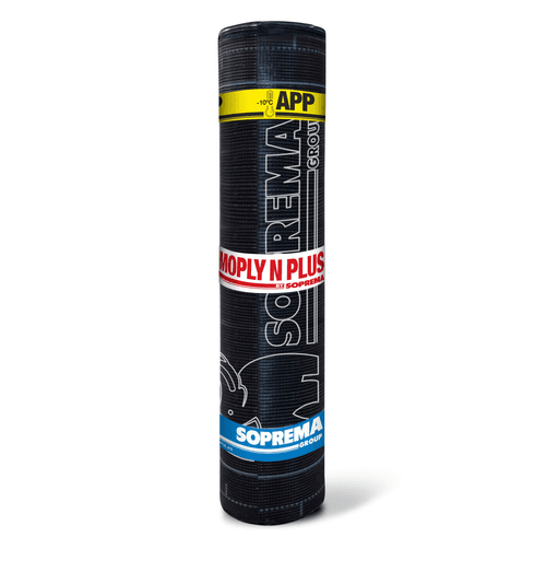 SOPREMA MOPLY N PLUS FP 4KG (10M2/ROLO) MEMBRANA/TELA BETUMINOSA