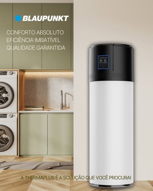 BLAUPUNKT BOMBA DE CALOR AQS THERMAPLUS 100L - BLP THERMA+100L
